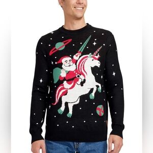 Tipsy Elves Santa Unicorn Ugly Christmas Sweater NEW Sz Small